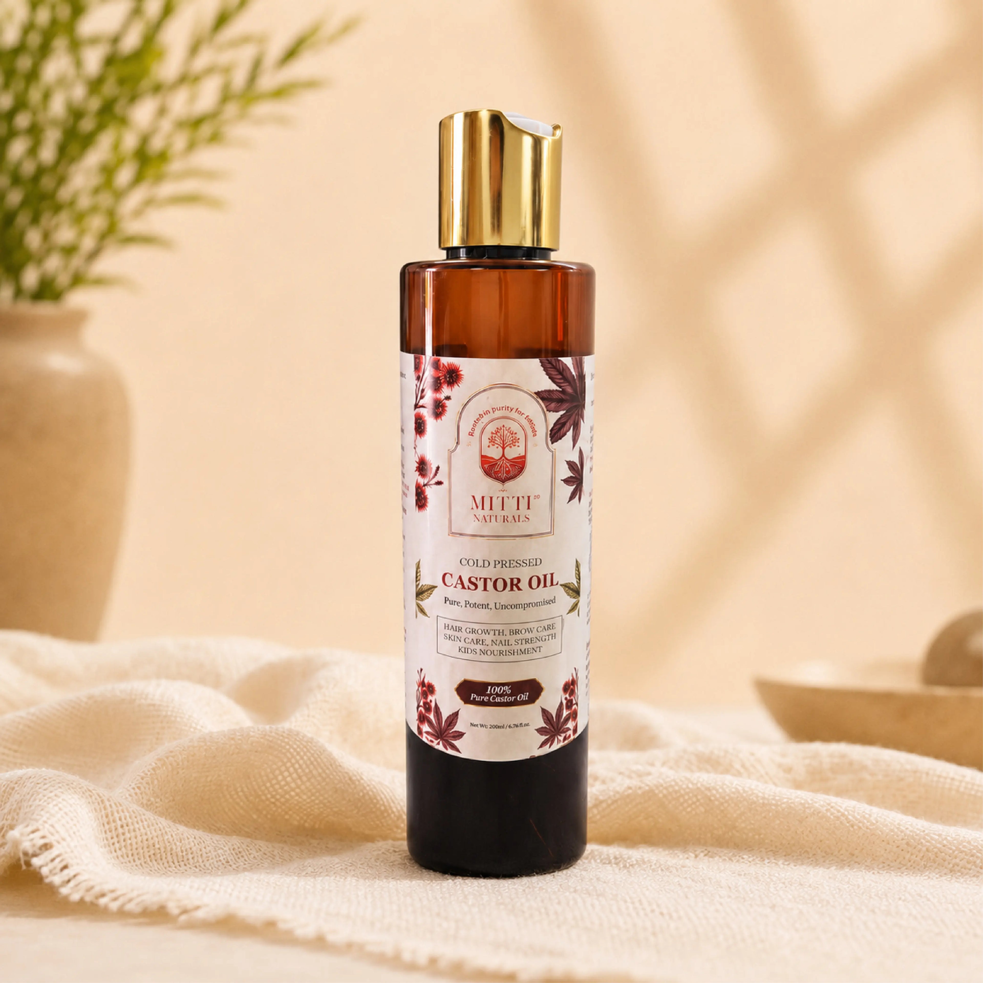 Cold Pressed Castor Oil – 100ml
